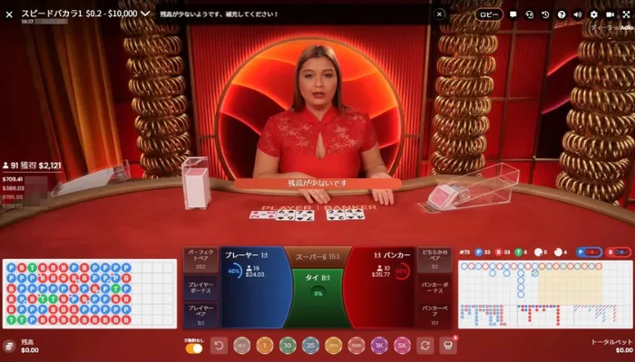 Speed Baccarat(スピードバカラ)