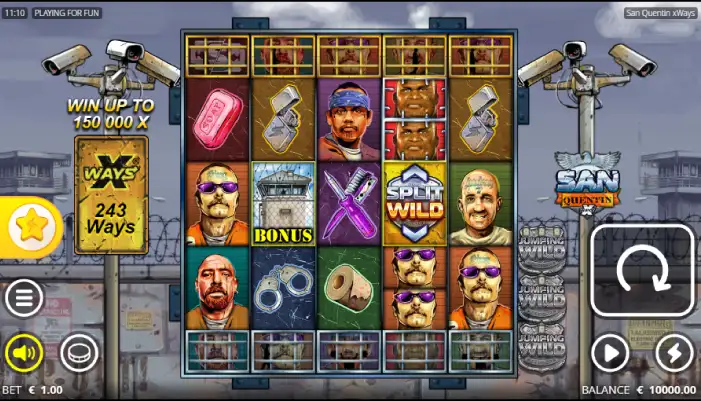 おすすめのフリースピン搭載スロット「San Quentin（サンクウェンティン）」