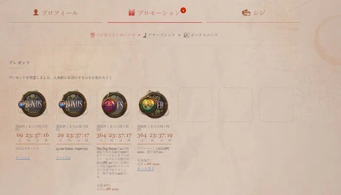 ジョイカジノの登録画面7